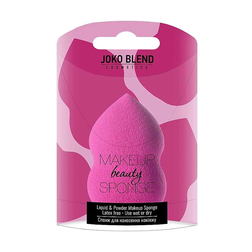 Спонж для макіяжу Joko Blend Makeup Beauty Sponge, Hot Pink, 1 шт